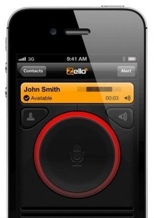 Zello is a mobile app that serves as a walkie-talkie over cell phone networks.