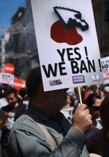 2011 protests against internet censorship in Turkey.