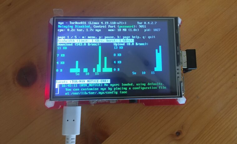 With TorBox version 0.3.2 no-name 3.5" TFT displays will be supported.